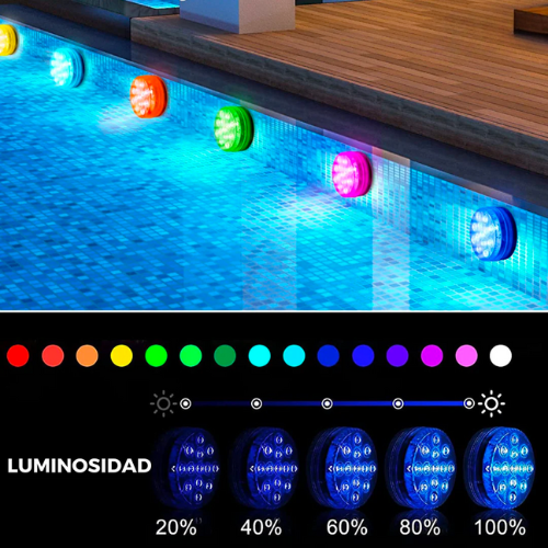 Luz Led Sumergible Multiusos (Control Remoto)