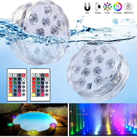 Luz Led Sumergible Multiusos (Control Remoto)